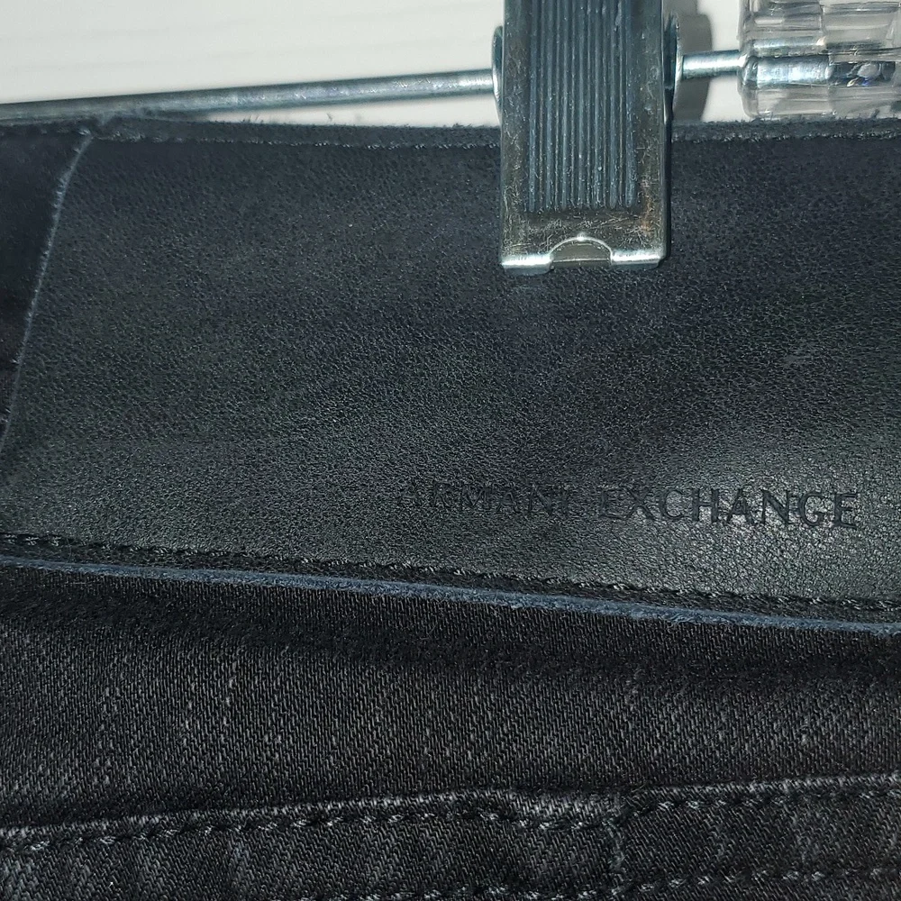 Armani Exchange Men's Black Jeans SZ 32R NWOT - Picture 7 of 10